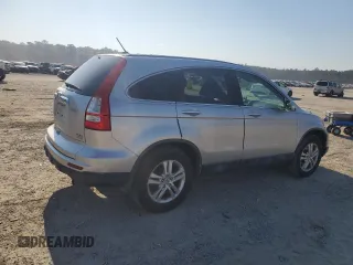 2011 Honda CR-V EX-L with VIN 5J6RE4H72BL064389, listed as a Copart auction lot 46989655 with 121,213 mi miles and Salvage Title. Bid and sale history available at carsss.com. Image 3.