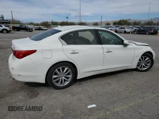 2015 Infiniti Q50 Premium z VIN JN1BV7AR5FM393921, wystawiony jako Copart lot #49456545 z przebiegiem 158 859 mil mil oraz Szkody całkowita. Historia ofert i sprzedaży dostępna na DreamBid. Obrazek 3.