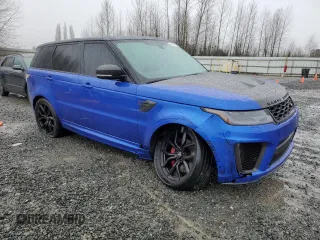 2019 Land Rover Range Rover Sport SVR with VIN SALWZ2SE2KA814838, listed as a Copart auction lot 45405035 with 74,674 mi miles and Salvage Title. Bid and sale history available at DreamBid. Image 4.