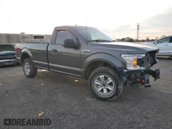 2018 Ford F-150 XL with VIN 1FTMF1EB3JKF50962, listed as a Copart auction lot 85666114 with 85,255 mi miles and Salvage Title. Bid and sale history available at carsss.com. Image 4.