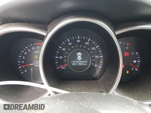 2014 Kia Optima LX with VIN 5XXGM4A73EG282520, listed as a Copart auction lot 60062735 with 170,351 mi miles and Salvage title. Bid and sale history available at DreamBid. Image 9.