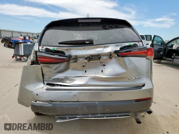 2020 Lexus NX 300 F Sport with VIN JTJSARBZXL2176260, listed as a Copart auction lot 57898055 with 64,257 mi miles and Salvage title. Bid and sale history available at DreamBid. Image 6.