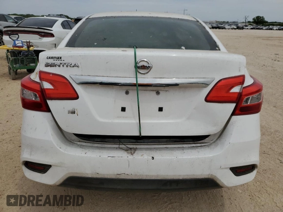 2017 Nissan Sentra S with VIN 3N1AB7AP1HY307412, listed as a Copart auction lot 53809965 with Not Provided miles and Salvage Title. Bid and sale history available at DreamBid. Image 6.