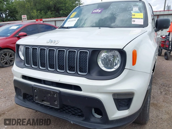 2023 Jeep Renegade Upland with VIN ZACNJDB14PPP59980, listed as a IAAI auction lot 42472231 with 33,636 mi miles and . Bid and sale history available at DreamBid. Image 6.