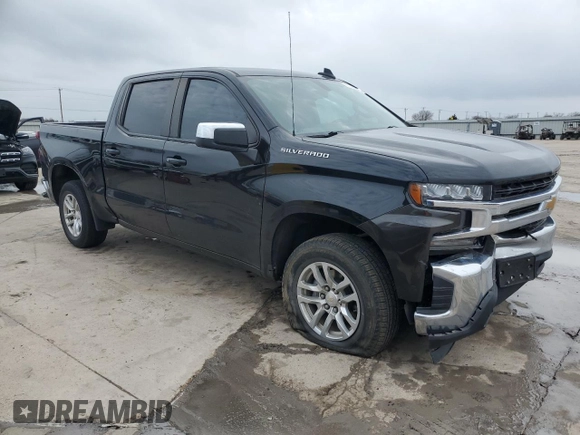 2021 Chevrolet Silverado 1500 LT with VIN 3GCPWCED6MG481352, listed as a Copart auction lot 47451595 with 57,361 mi miles and Salvage Title. Bid and sale history available at DreamBid. Image 4.