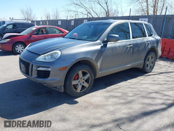 2008 Porsche Cayenne Turbo with VIN WP1AC29P48LA81584, listed as a IAAI auction lot 41805382 with 152,025 mi miles. Bid and sale history available at carsss.com. Image 17.