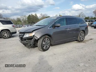 2016 Honda Odyssey Touring Elite with VIN 5FNRL5H99GB095233, listed as a Copart auction lot 51864215 with 152,009 mi miles and Salvage Title. Bid and sale history available at carsss.com. Image 1.