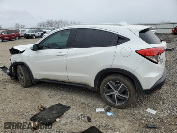 2022 Honda HR-V EX with VIN 3CZRU6H55NM767422, listed as a Copart auction lot 42585925 with 12,761 mi miles and Salvage Title. Bid and sale history available at carsss.com. Image 2.