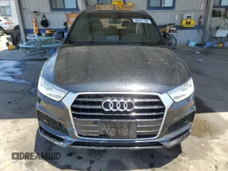 2018 Audi Q3 Premium with VIN WA1BCCFS9JR033287, listed as a Copart auction lot 58251185 with 157,839 mi miles and Salvage title. Bid and sale history available at DreamBid. Image 5.