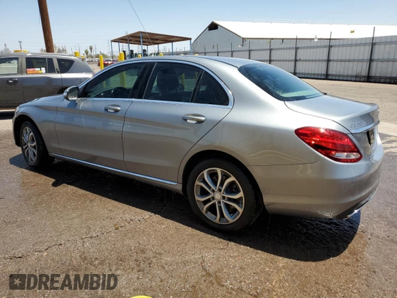 2015 Mercedes-Benz C 300 Luxury with VIN 55SWF4KB6FU014749, listed as a Copart auction lot 55673185 with 152,729 mi miles and Clean title. Bid and sale history available at DreamBid. Image 2.