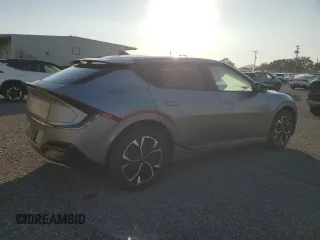 2024 Kia EV6 GT-Line with VIN KNDC44LA6R5202841, listed as a Copart auction lot 80998374 with 18 mi miles and Salvage Title. Bid and sale history available at carsss.com. Image 3.