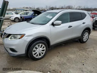 2016 Nissan Rogue SV with VIN KNMAT2MVXGP641543, listed as a Copart auction lot 45279805 with 179,000 mi miles and Non Repairable. Bid and sale history available at carsss.com. Image 1.