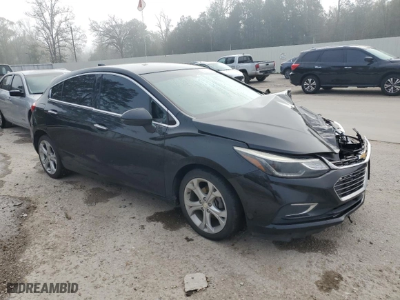 2018 Chevrolet Cruze Premier with VIN 3G1BF6SM8JS550480, listed as a Copart auction lot 86916454 with 66,267 mi miles and Salvage Title. Bid and sale history available at carsss.com. Image 4.