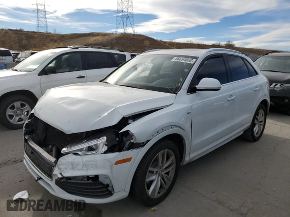 2018 Audi Q3 Premium Plus with VIN WA1JCCFS9JR020132, listed as a Copart auction lot 66694002 with 35,703 mi miles. Bid and sale history available at carsss.com. Image 2.