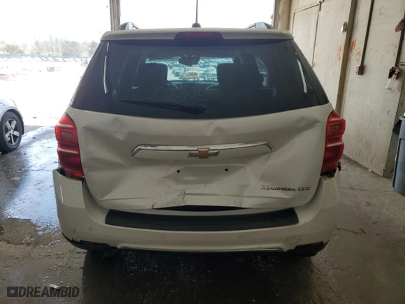 2016 Chevrolet Equinox LTZ with VIN 2GNALDEKXG6202687, listed as a Copart auction lot 51667905 with 83,698 mi miles and Salvage Title. Bid and sale history available at carsss.com. Image 6.