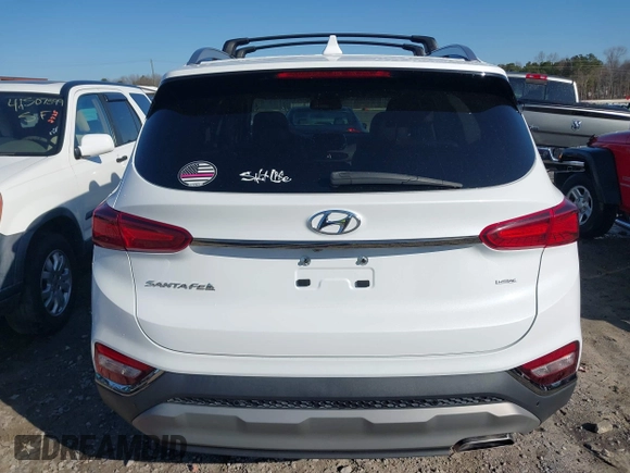 2020 Hyundai Santa Fe Limited with VIN 5NMS5CAD4LH245627, listed as a IAAI auction lot 41498703 with 56,745 mi miles. Bid and sale history available at carsss.com. Image 16.