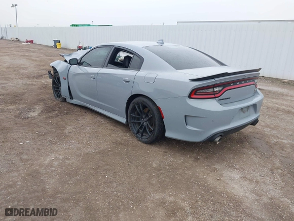 2020 Dodge Charger Scat Pack Widebody with VIN 2C3CDXGJ8LH216563, listed as a IAAI auction lot 41502637 with 1 mi miles. Bid and sale history available at carsss.com. Image 3.
