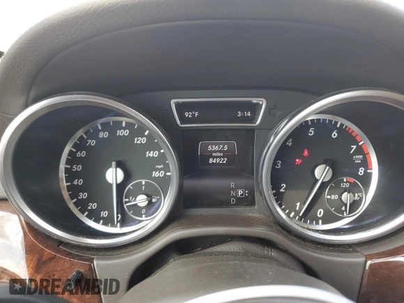 2015 Mercedes-Benz GL-Class GL 450 with VIN 4JGDF6EE8FA451618, listed as a Copart auction lot 46242034 with 84,922 mi miles. Bid and sale history available at carsss.com. Image 9.