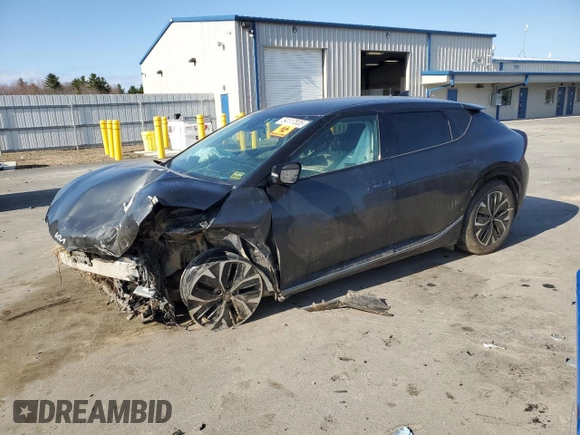 2022 Kia EV6 Wind z VIN KNDC3DLC0N5031485, wystawiony jako Copart lot #54117835 z przebiegiem Nie podano mil oraz Szkoda całkowita • Salvage title. Historia ofert i sprzedaży dostępna na DreamBid. Obrazek 1.