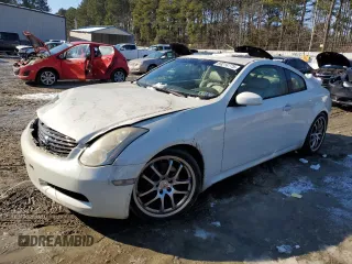 2007 Infiniti G35 Coupe with VIN JNKCV54E67M900260, listed as a Copart auction lot 89214775 with 157,584 mi miles and Salvage Title. Bid and sale history available at carsss.com. Image 1.