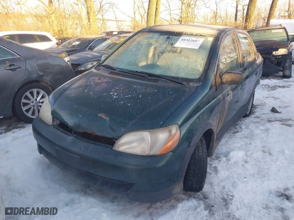 2001 Toyota ECHO with VIN JTDBT123810138433, listed as a IAAI auction lot 41312607 with NaN miles. Bid and sale history available at carsss.com. Image 2.