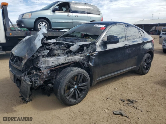 2011 BMW X6 M with VIN 5YMGZ0C54BLK13876, listed as a Copart auction lot 68567774 with 0 mi miles and Salvage Title. Bid and sale history available at carsss.com. Image 1.