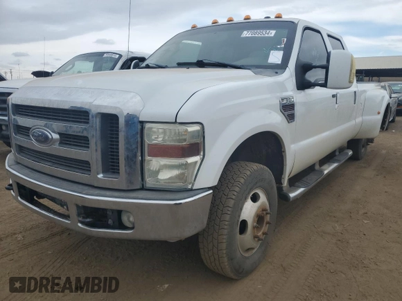 2010 Ford F-350 XL z VIN 1FTWW3DR5AEA60962, wystawiony jako Copart lot #77089534 z przebiegiem 167 148 mil mil oraz Czysty tytuł • Clean title. Historia ofert i sprzedaży dostępna na DreamBid. Obrazek 1.