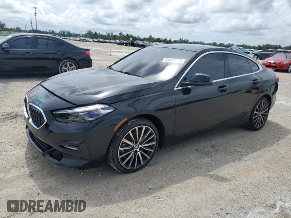 2021 BMW 2 Series 228i xDrive with VIN WBA73AK08M7H21110, listed as a Copart auction lot 69410743 with 6,158 mi miles. Bid and sale history available at carsss.com. Image 1.