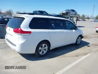 2012 Toyota Sienna LE AAS with VIN 5TDKK3DC3CS213969, listed as a IAAI auction lot 41822753 with 95,766 mi miles and . Bid and sale history available at DreamBid. Image 4.