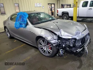2018 Maserati Ghibli S Q4 GranLusso with VIN ZAM57YTL4J1280311, listed as a Copart auction lot 83318394 with 68,429 mi miles and Salvage Title. Bid and sale history available at carsss.com. Image 4.