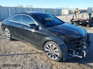 2019 Mercedes-Benz CLA with VIN WDDSJ4EB4KN743893, listed as a IAAI auction lot 41012675 with 90,262 mi miles. Bid and sale history available at carsss.com. Image 1.