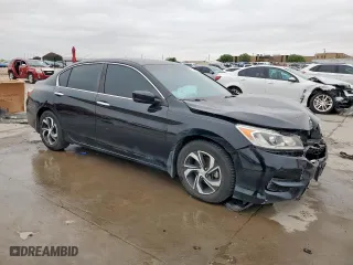 2017 Honda Accord Sedan LX with VIN 1HGCR2F30HA146678, listed as a Copart auction lot 51648575 with 118,544 mi miles and Salvage Title. Bid and sale history available at carsss.com. Image 4.
