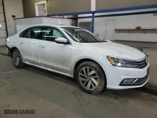 2018 Volkswagen Passat 2.0T SE with VIN 1VWBA7A35JC017820, listed as a Copart auction lot 46549295 with 0 mi miles and Salvage Title. Bid and sale history available at carsss.com. Image 4.