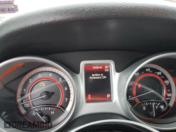 2014 Dodge Journey American Value with VIN 3C4PDCAB7ET102555, listed as a Copart auction lot 56461465 with 91,935 mi miles and Clean title. Bid and sale history available at DreamBid. Image 9.