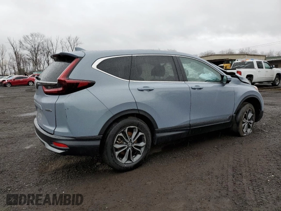 2021 Honda CR-V EX-L with VIN 2HKRW2H85MH630083, listed as a Copart auction lot 49996775 with Not Provided miles and Salvage Title. Bid and sale history available at DreamBid. Image 3.