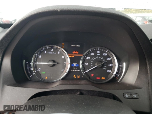 2018 Acura MDX Sport Hybrid w/Advance Pkg with VIN 5J8YD7H74JL000361, listed as a Copart auction lot 71818444 with 101,814 mi miles and Salvage Title. Bid and sale history available at carsss.com. Image 9.