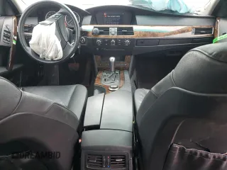2007 BMW 5 Series 530xi with VIN WBANF73567CU26463, listed as a Copart auction lot 47670845 with 168,965 mi miles and Salvage Title. Bid and sale history available at carsss.com. Image 8.