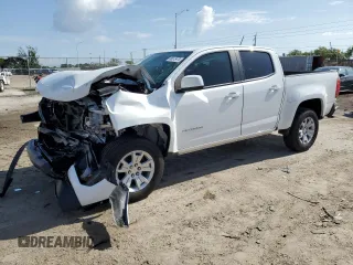 2021 Chevrolet Colorado 2WD LT with VIN 1GCGSCEA5M1132943, listed as a Copart auction lot 68613474 with 50,489 mi miles and Salvage Title. Bid and sale history available at carsss.com. Image 1.