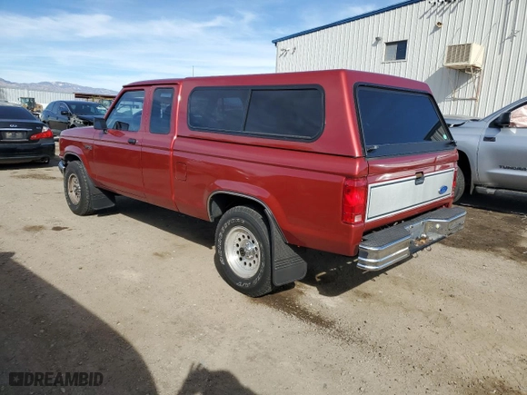 1992 Ford Ranger Splash with VIN 1FTCR15X5NPA54097, listed as a Copart auction lot 43804445 with 19,097 mi miles and Salvage Title. Bid and sale history available at carsss.com. Image 2.