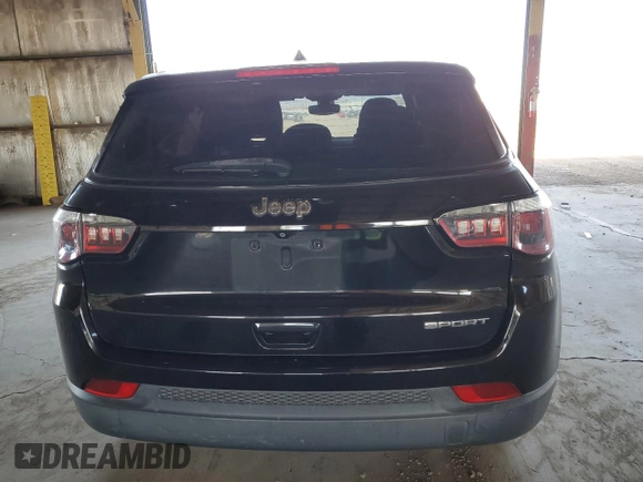 2018 Jeep Compass Sport with VIN 3C4NJCAB7JT369169, listed as a Copart auction lot 62609335 with 148,398 mi miles and Salvage title. Bid and sale history available at DreamBid. Image 6.