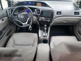2015 Honda Civic EX-L with VIN 19XFB2F96FE215758, listed as a Copart auction lot 52067865 with 179,062 mi miles and Salvage Title. Bid and sale history available at DreamBid. Image 8.