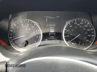 2019 Infiniti Q50 Luxe with VIN JN1EV7AP1KM510058, listed as a Copart auction lot 58036965 with 53,779 mi miles and Salvage title. Bid and sale history available at DreamBid. Image 9.