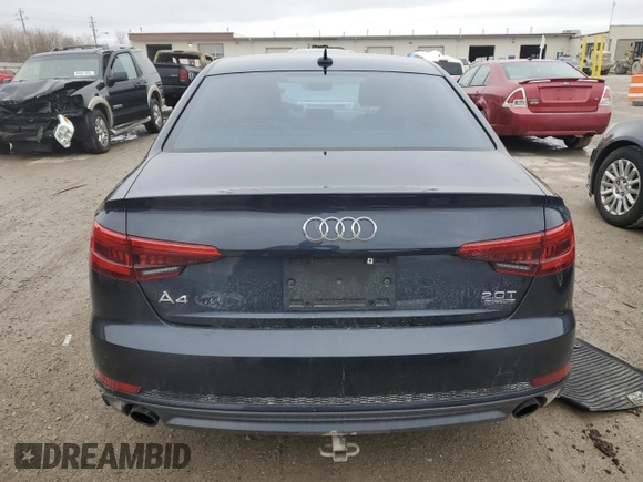 2017 Audi A4 Season of Audi Premium with VIN WAUDNAF47HN049517, listed as a Copart auction lot 44347415 with 109,739 mi miles and Salvage Title. Bid and sale history available at carsss.com. Image 6.