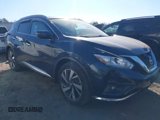 2017 Nissan Murano Platinum z VIN 5N1AZ2MH7HN184661, wystawiony jako IAAI lot #41346542 z przebiegiem 139 199 mil mil oraz . Historia ofert i sprzedaży dostępna na DreamBid. Obrazek 1.