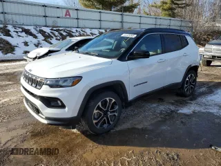 2023 Jeep Compass (RED) Edition with VIN 3C4NJDCN2PT504936, listed as a Copart auction lot 44125305 with 18,411 mi miles and Salvage Title. Bid and sale history available at carsss.com. Image 1.