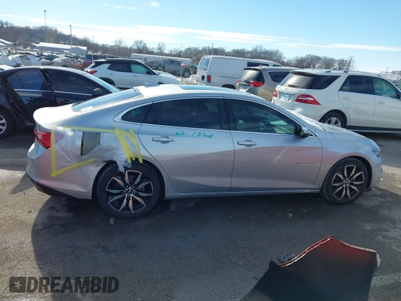 2017 Chevrolet Malibu LT with VIN 1G1ZE5ST1HF257859, listed as a IAAI auction lot 41347773 with 126,235 mi miles and . Bid and sale history available at DreamBid. Image 13.
