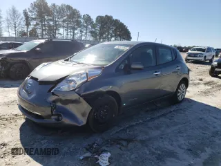2015 Nissan LEAF SV with VIN 1N4AZ0CP4FC318011, listed as a Copart auction lot 39341993 with 73,756 mi miles. Bid and sale history available at carsss.com. Image 1.