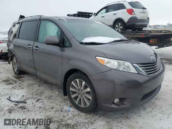2014 Toyota Sienna Ltd with VIN 5TDDK3DC9ES078041, listed as a Copart auction lot 45488115 with 134,480 mi miles and Salvage Title. Bid and sale history available at carsss.com. Image 4.
