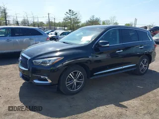 2018 Infiniti QX60 with VIN 5N1DL0MM4JC529193, listed as a IAAI auction lot 42091013 with 202,602 mi miles. Bid and sale history available at carsss.com. Image 17.