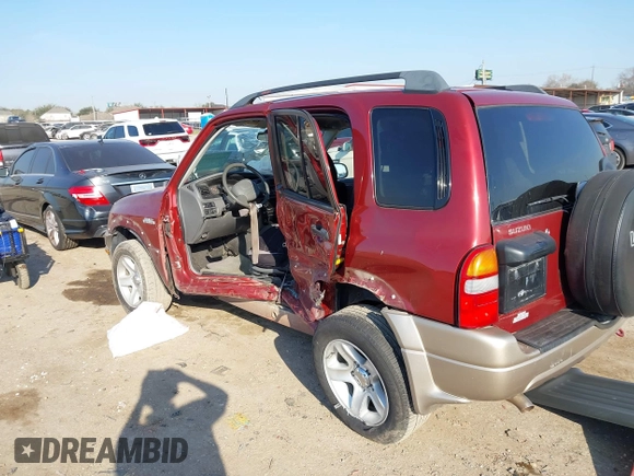2002 Suzuki Grand Vitara JLX z VIN JS3TD62V824152943, wystawiony jako IAAI lot #41668395 z przebiegiem 104 191 mil mil oraz . Historia ofert i sprzedaży dostępna na DreamBid. Obrazek 3.